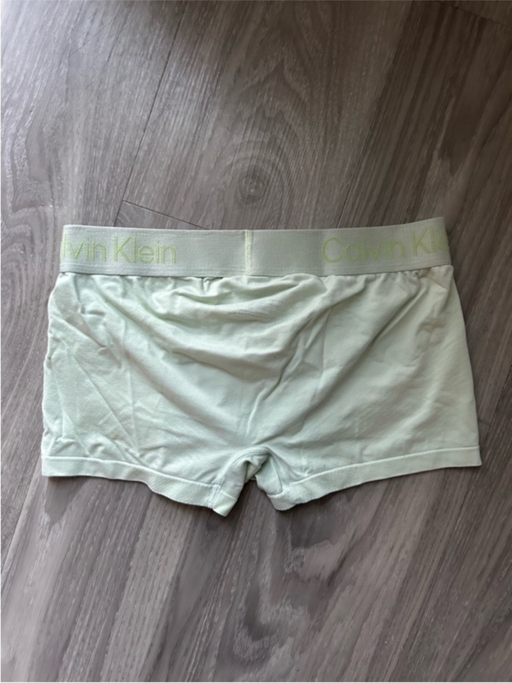 Calvin Klein | Microfiber Tech Low Rise Trunk in Lime Cream (Small) - Picture 4 of 15